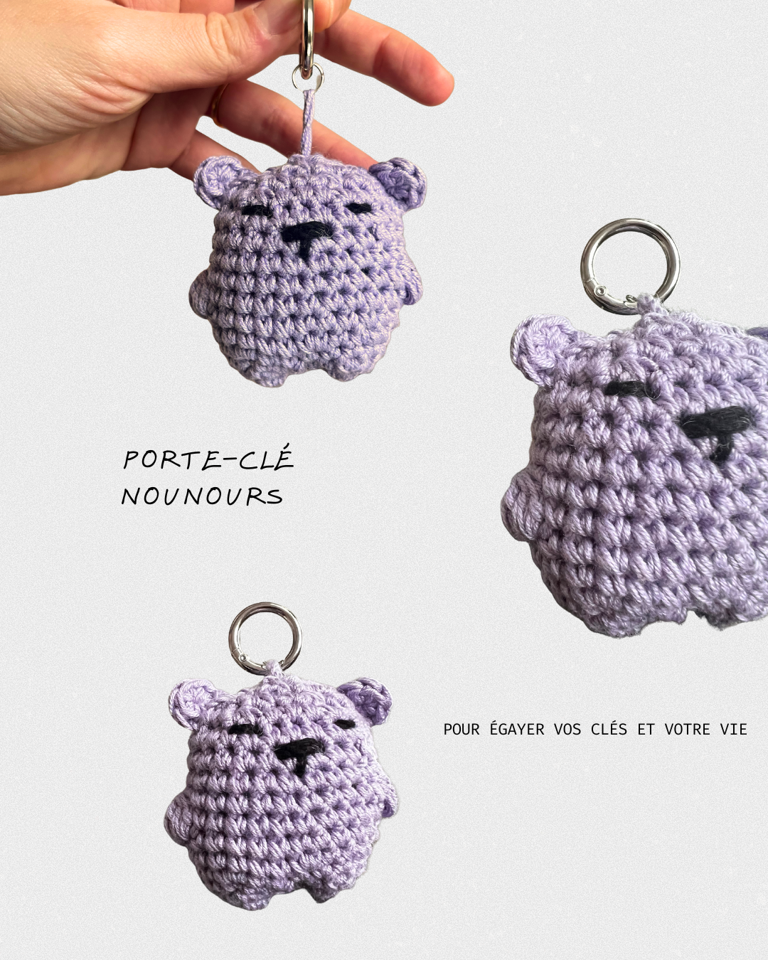 Porte-clés nounours