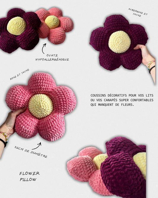Coussin Fleur